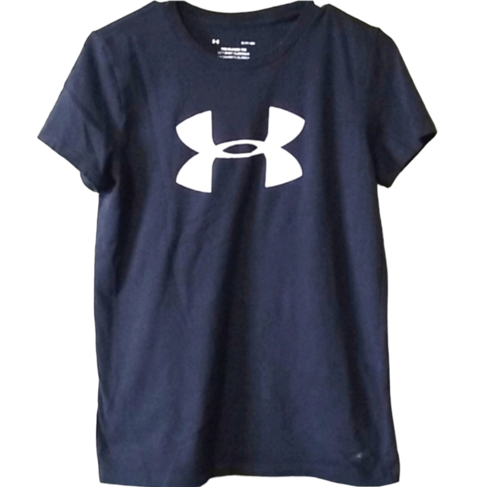 Under Armour Shirts Tech Big Logo Printed Short-Sleeve T-Shirt Black Small